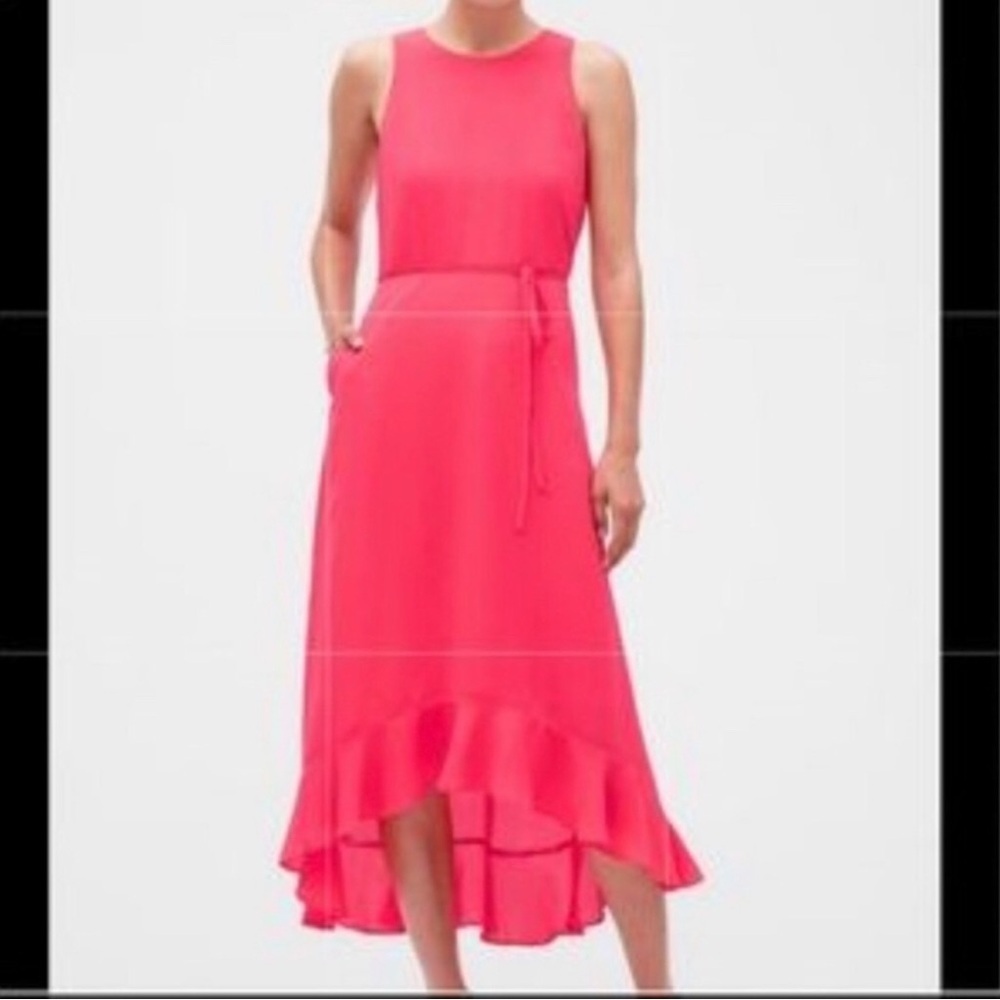 Banana Republic Pink Sleeveless Dress